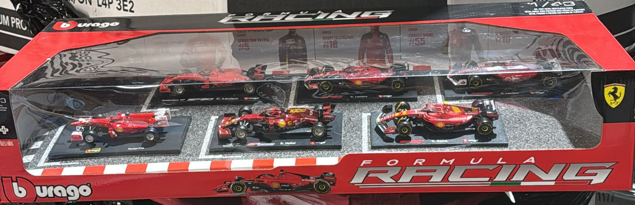 BURAGO Formula 1 Red Bull - 1:43 Die Cast (6-pack)