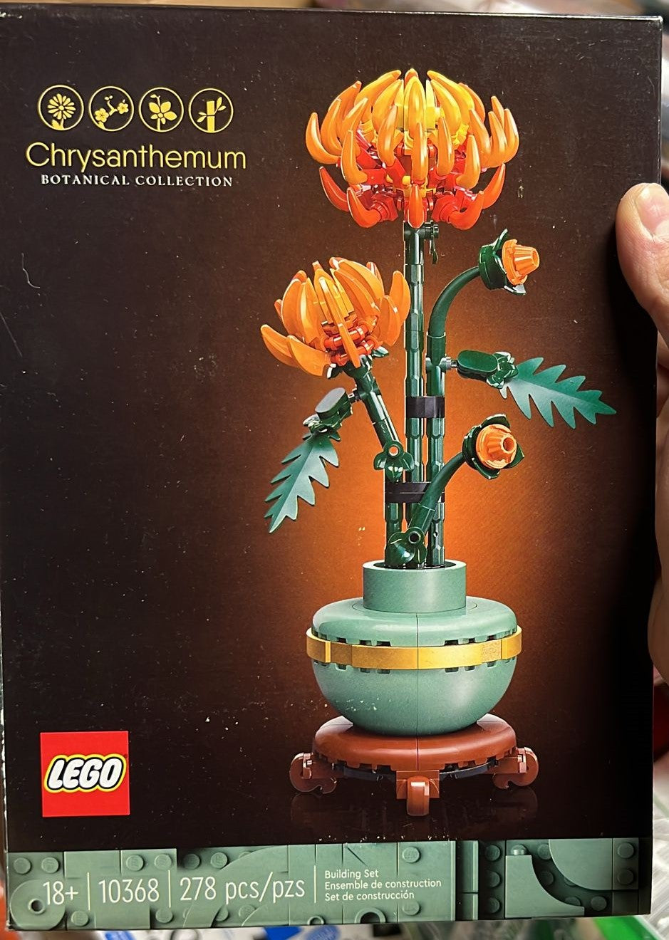 LEGO Icons Chrysanthemum Flower Décor 10368 (6506048)