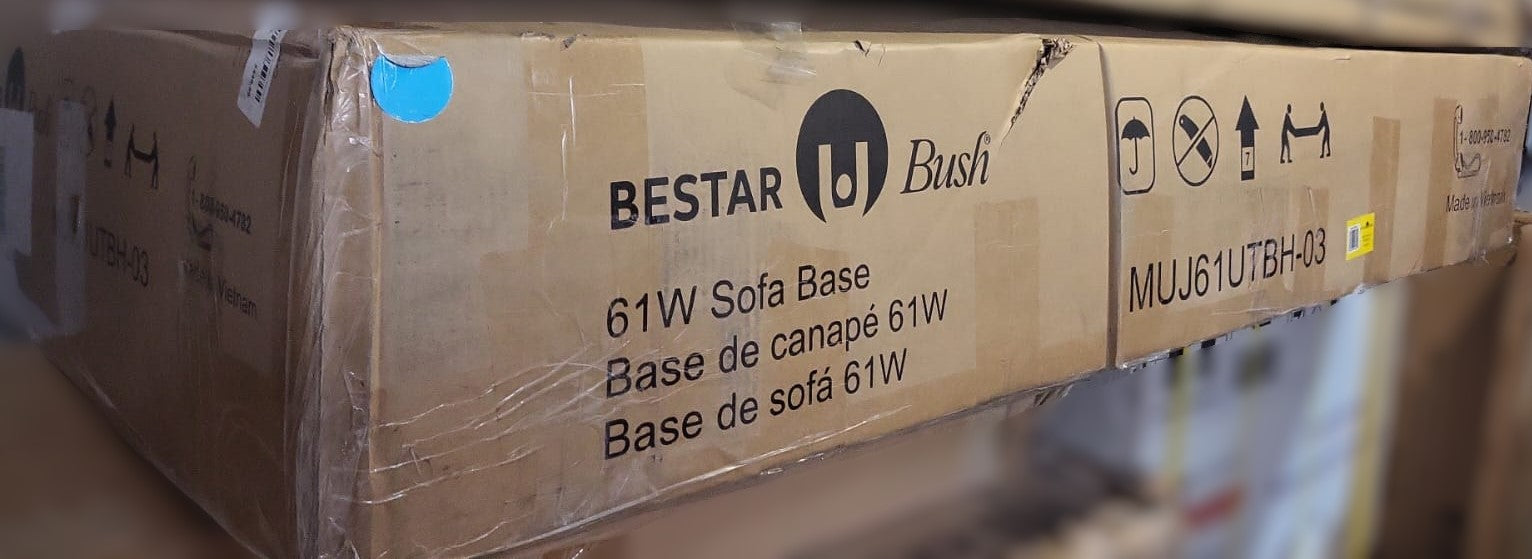 Bush Furniture Stockton II Modern Sofa Bestar Bush