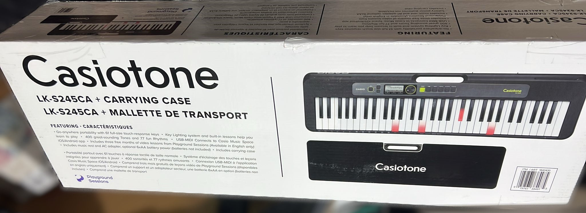 Casio LK-S245 Keyboard with illuminated Keys