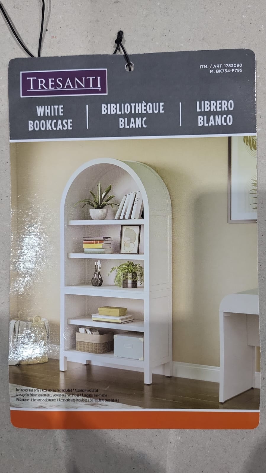 Tresanti Mia Arched Top Bookcase