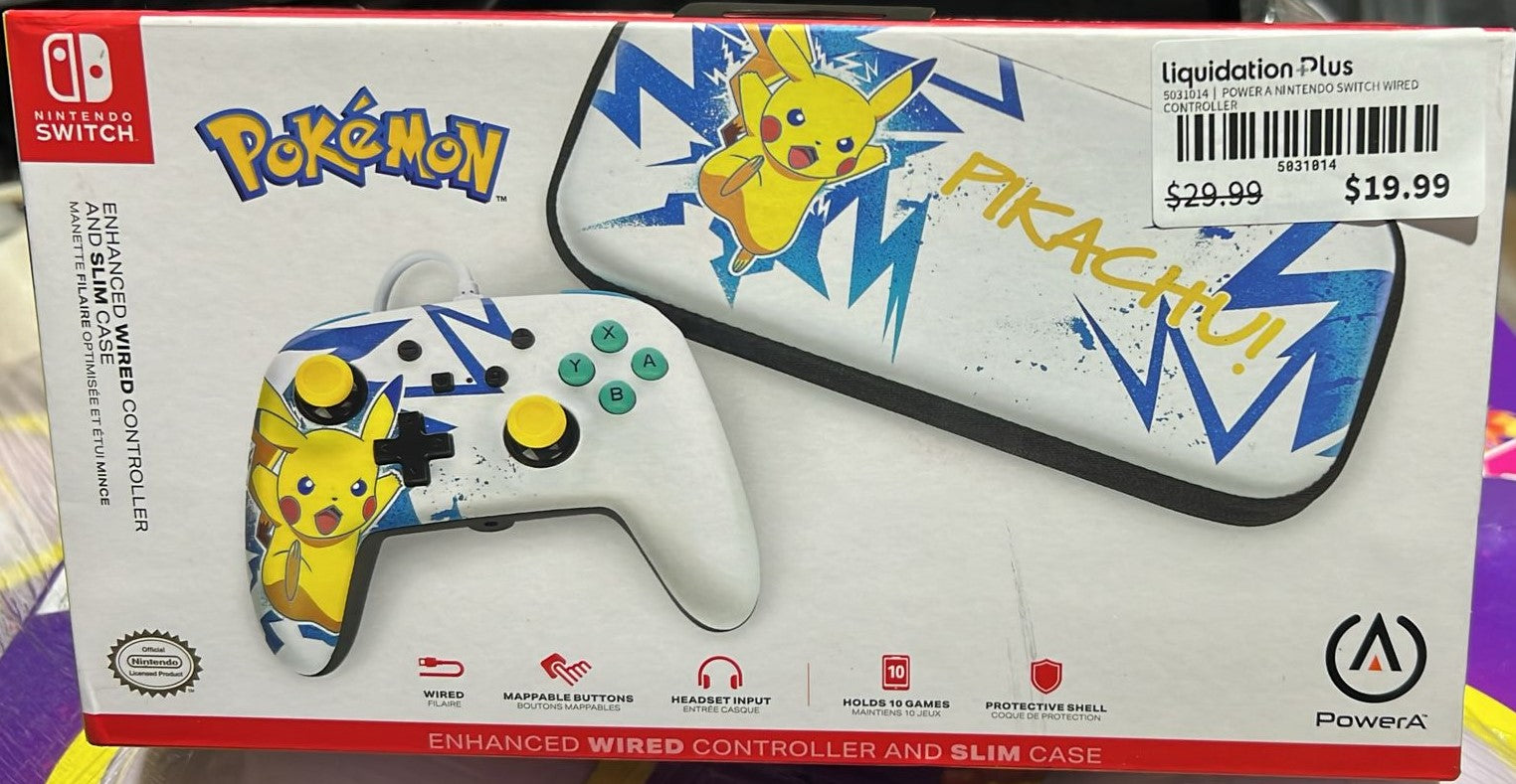 POWER A NINTENDO SWITCH WIRED CONTROLLER