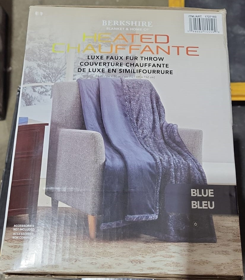 BERKSHIRE ELECTRIC HEATED THROW 50 X 60
