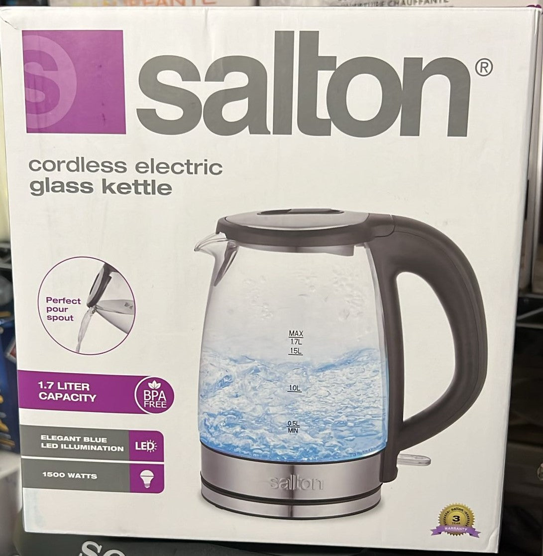 Salton 1.7 L (1.8 qt.) Variable Temperature Touch Control Kettle