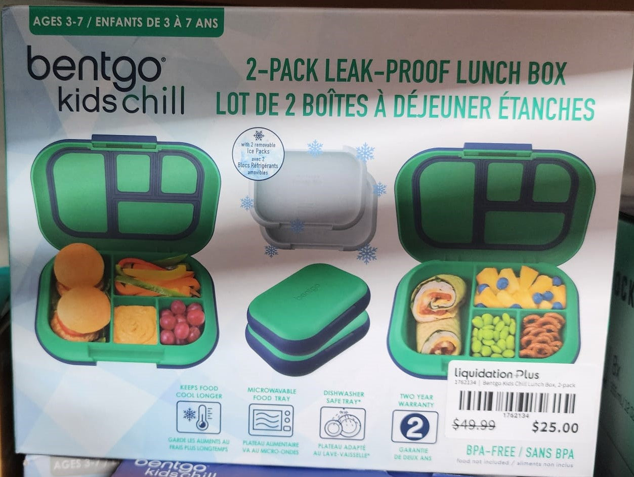Bentgo Kids Chill Lunch Box, 2-pack