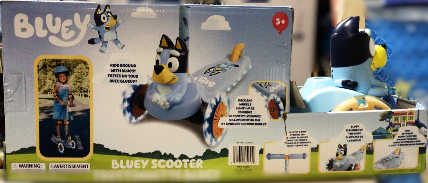 Bluey Scooter Light Up Deck and Wheels