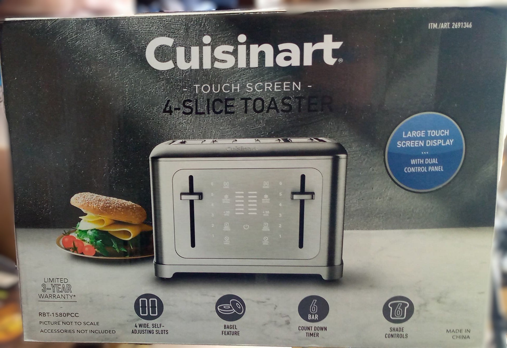 Cuisinart 4 Slice Touch Screen Toaster