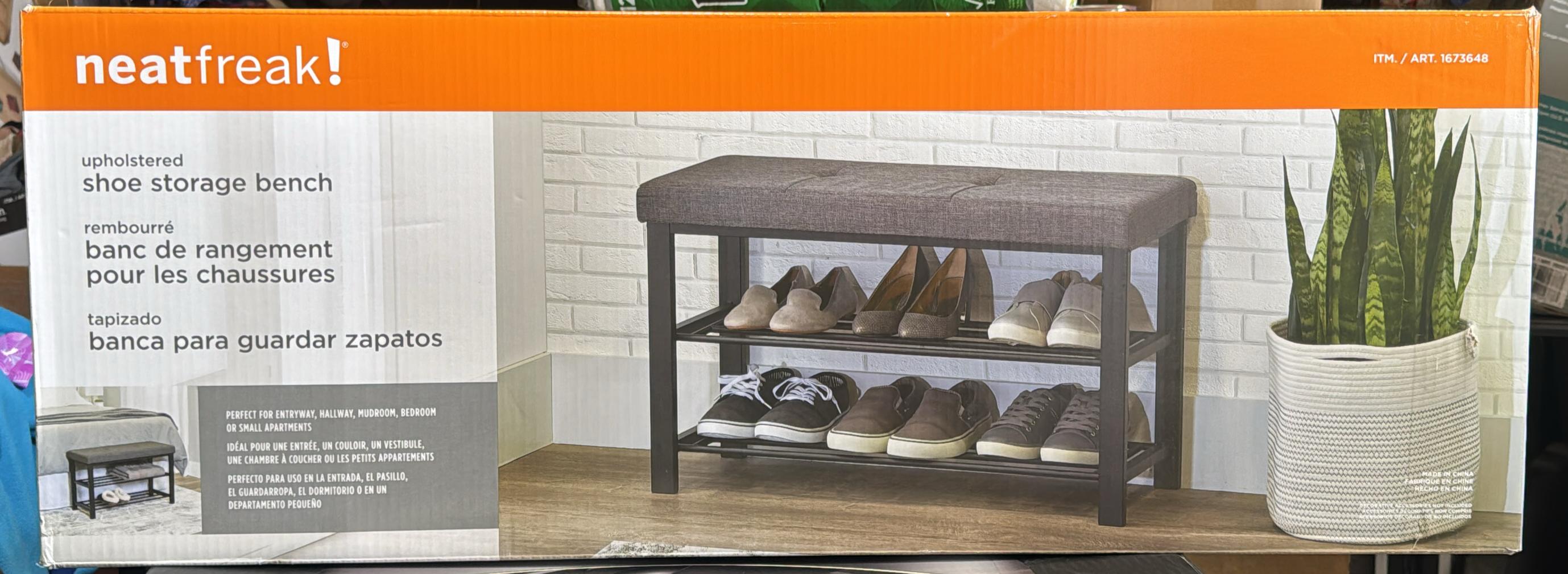 NEATFREAK SHOE STORAGE BENCH