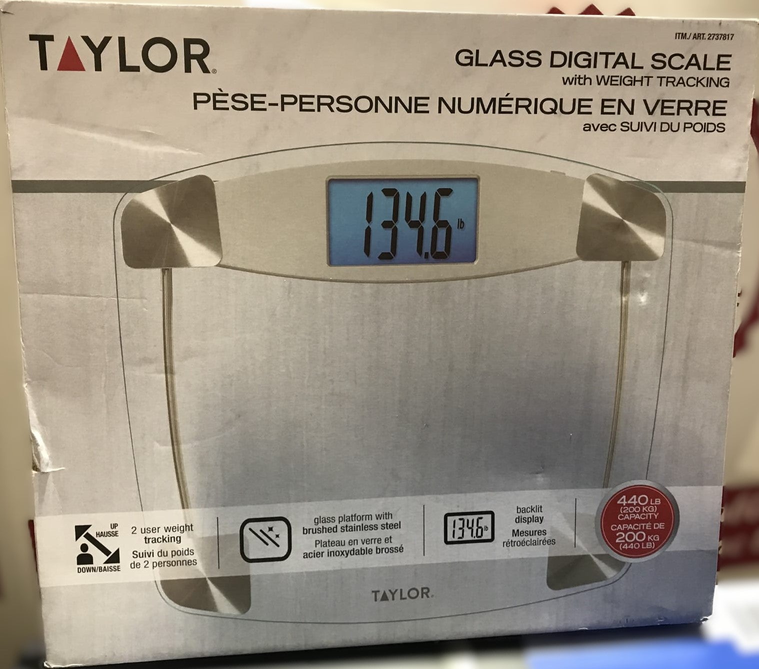 Taylor Glass Digital Scale