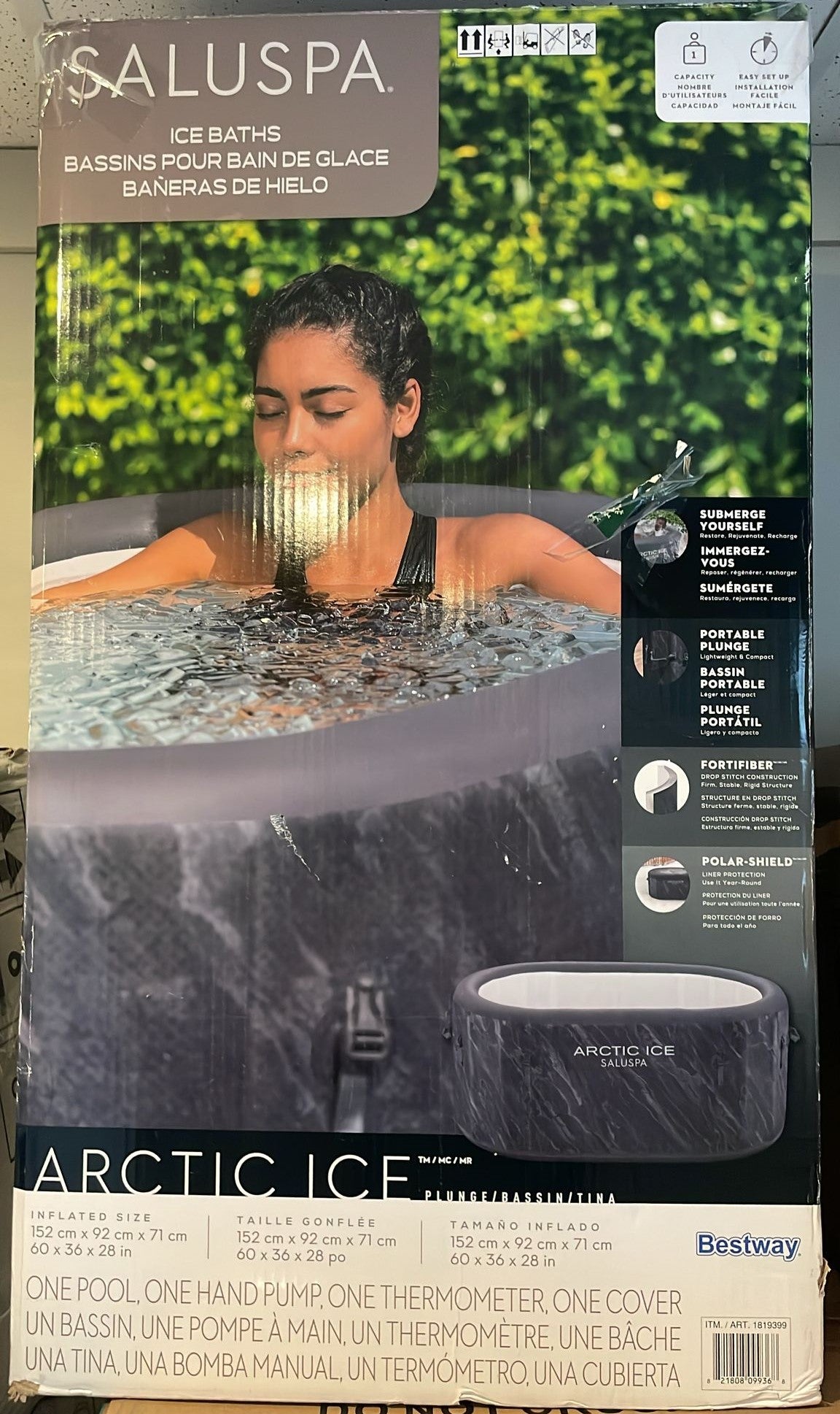 SaluSpa Arctic Ice Cold Plunge Ice Bath