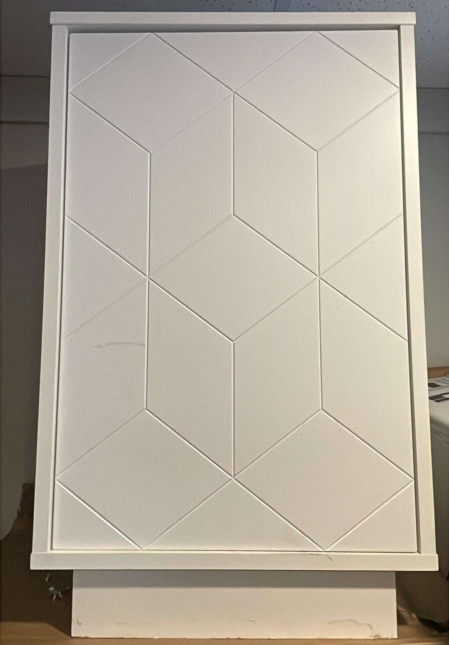 Nexera Modern 1-door nightstand, White