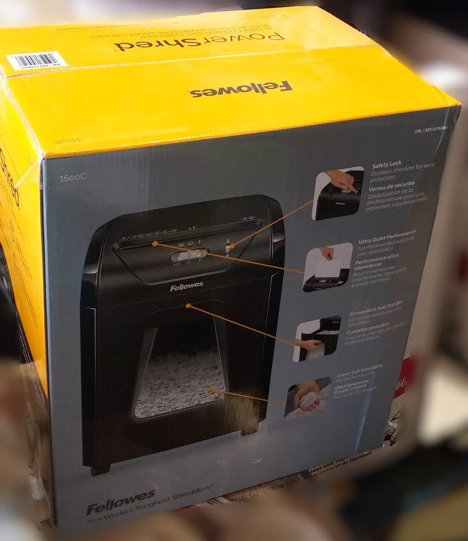 Fellowes Powershred 1500C Cross-cut Shredder