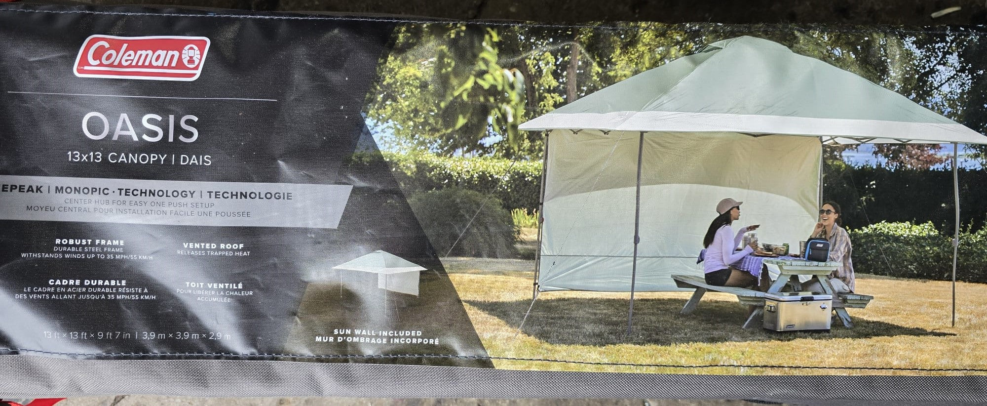 Coleman OASIS Shelter with Shade Wall