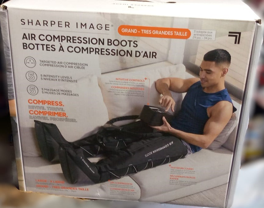 SHARPER IMAGE AIR COMPRESSION BOOTS