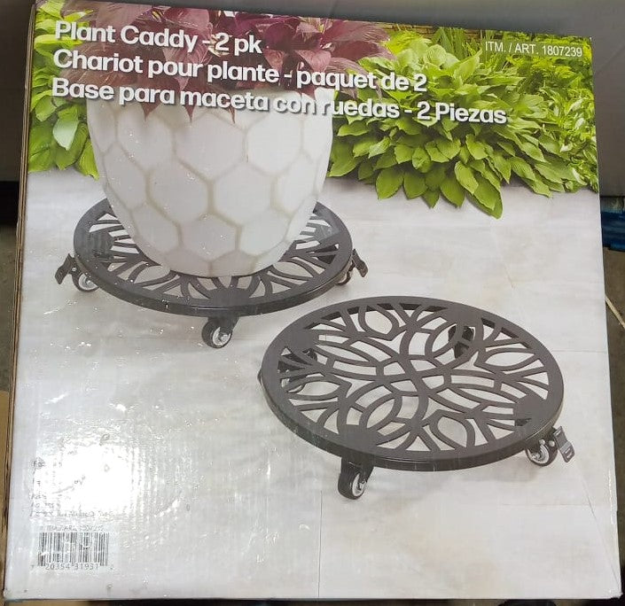 Steel Plant Caddy, 2-pack