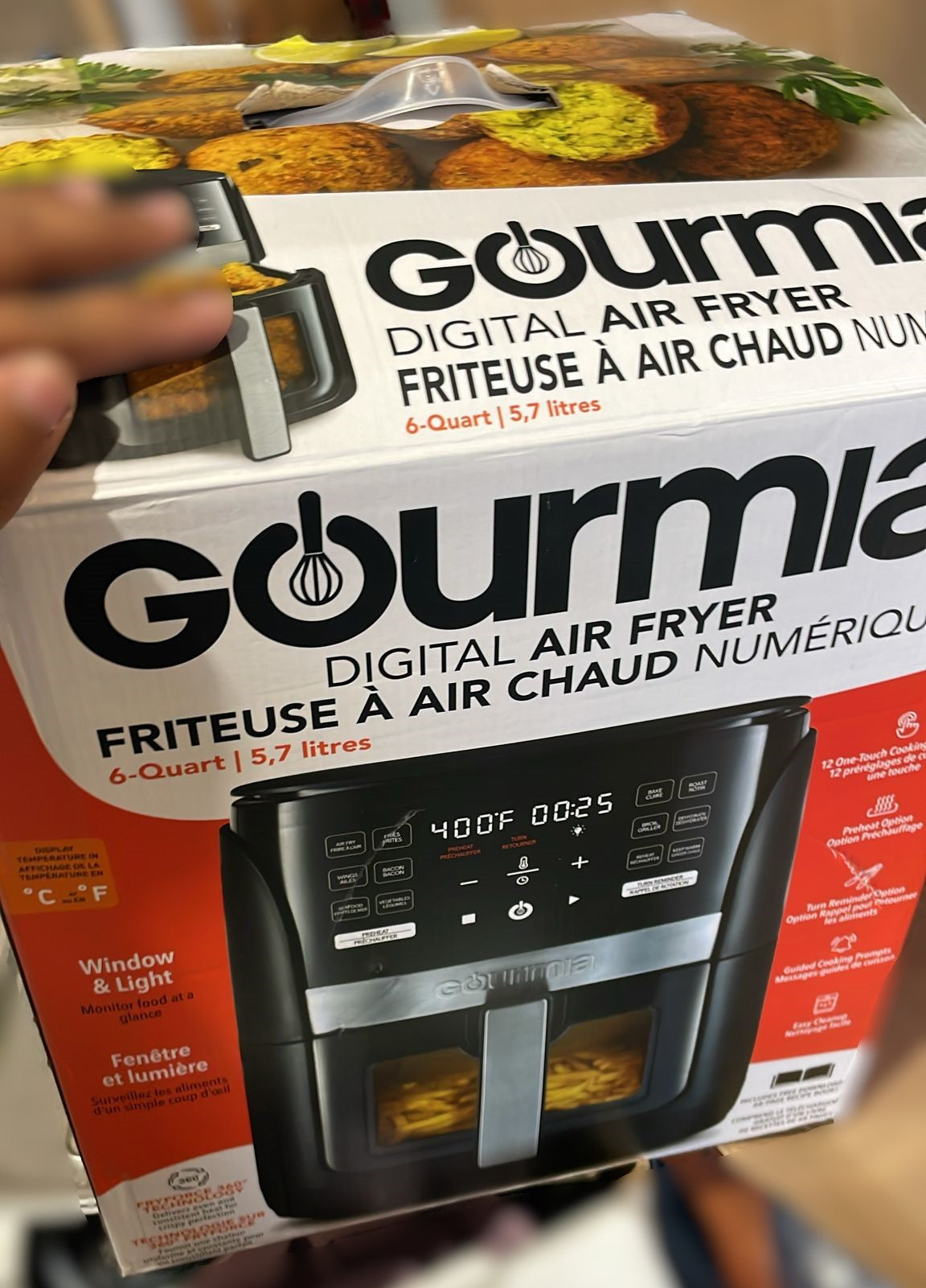 Gourmia 6.7-L / 7-QT Digital Window Air Fryer