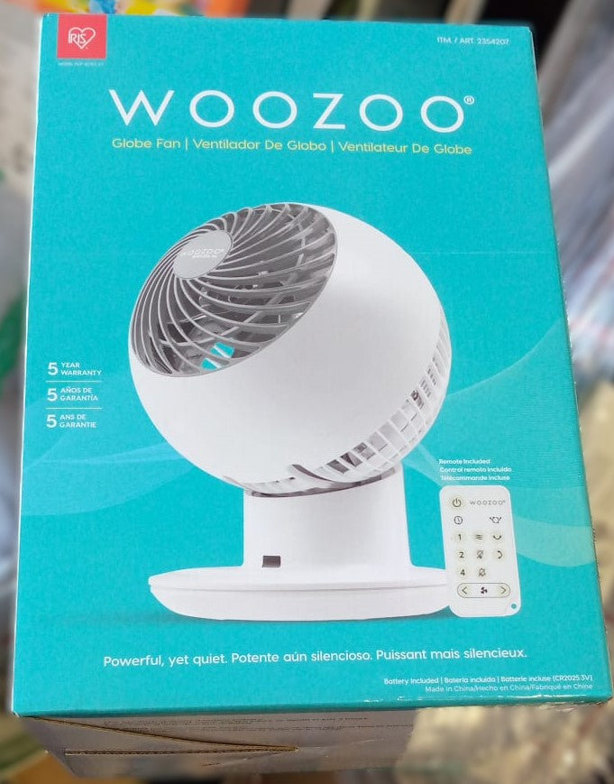 Woozoo 5 Speed Oscillating Fan with Remote