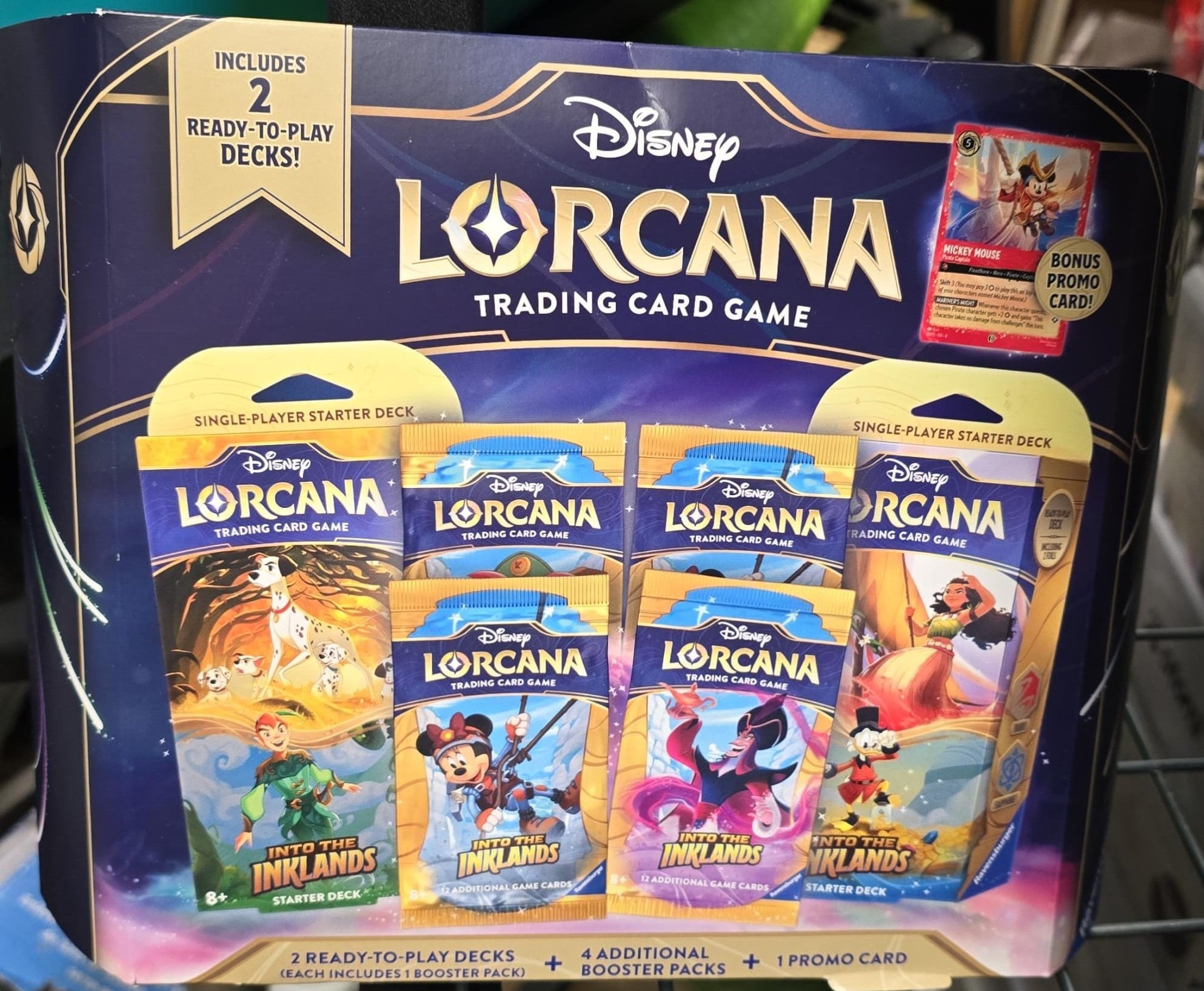 DISNEY LORCANA INTO THE INKLANDS ENGLISH STARTER DECK