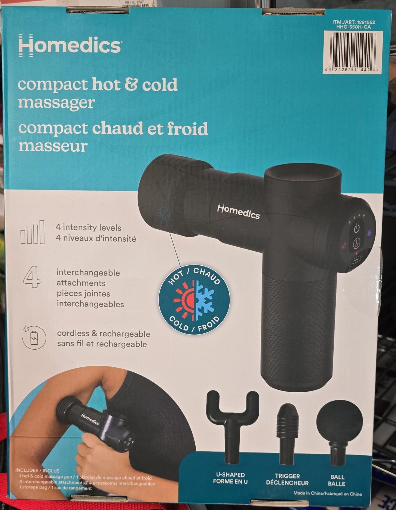 Homedics Compact Hot and Cold Massager