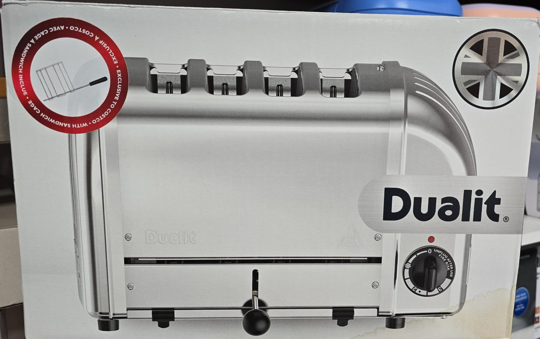 Dualit 4 Slice Polished Toaster with Cage