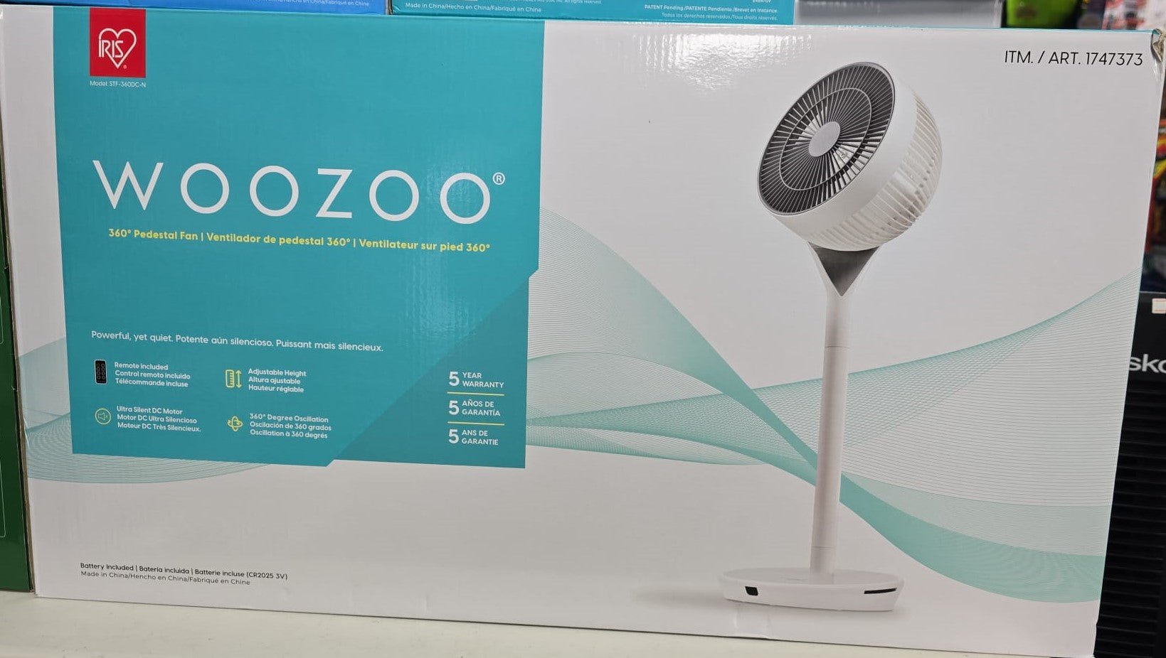 Woozoo 360° Pedestal Fan