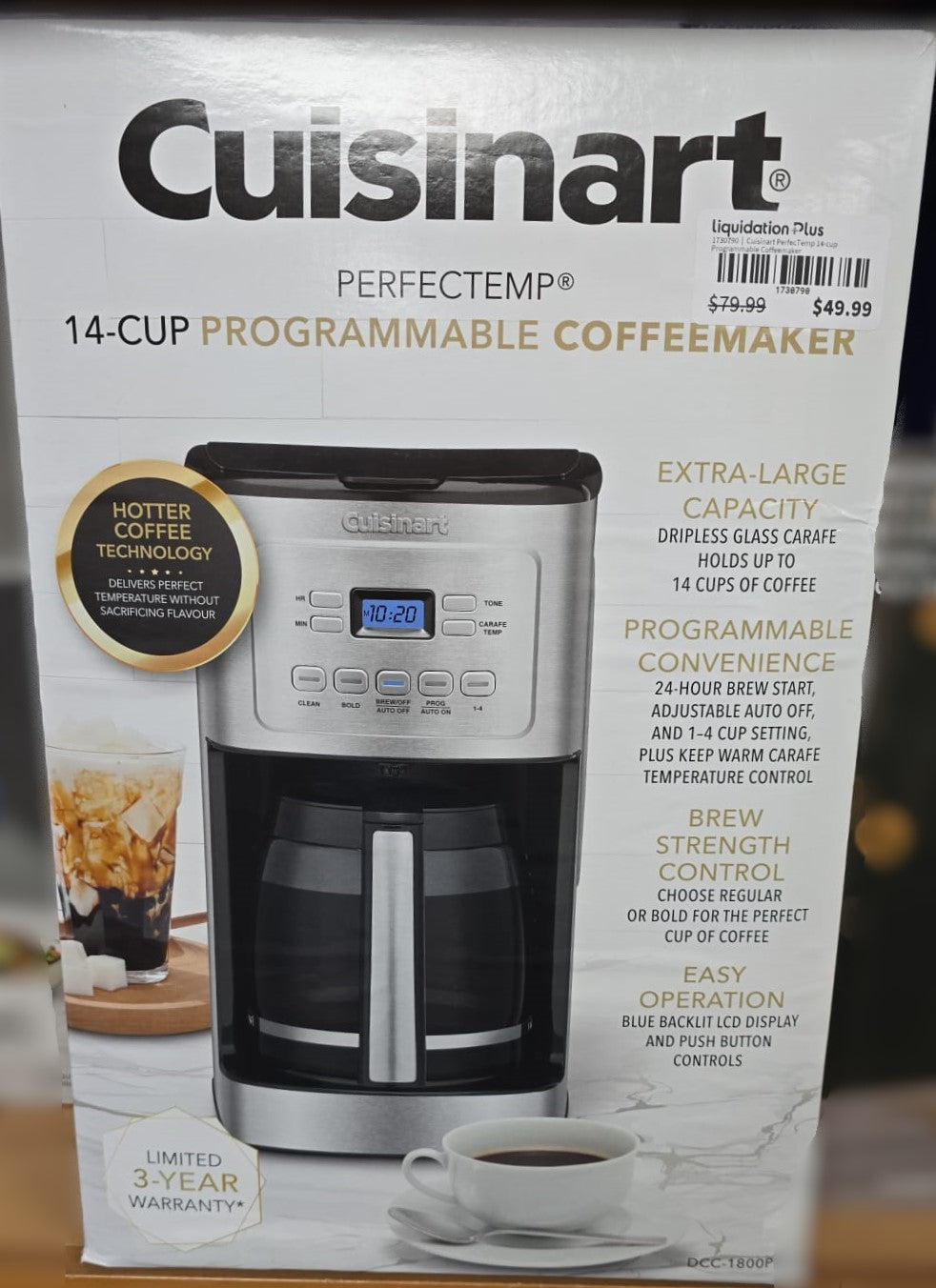 Cuisinart PerfecTemp 14-cup Programmable Coffeemaker