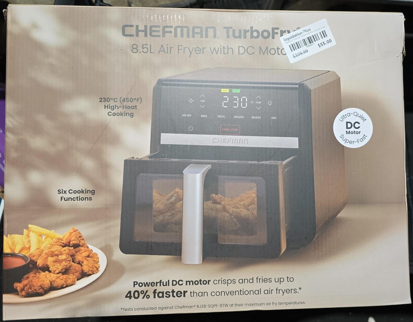 Chefman TurboFry XL 8.5 L (9 qt.) Air Fryer