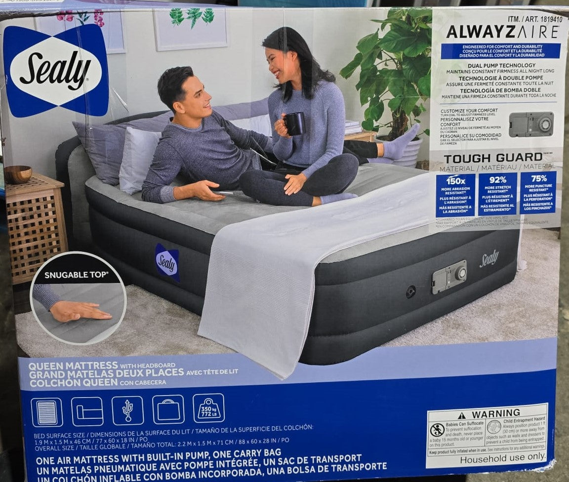 Sealy AlwayzAire Guard Air Mattress Queen