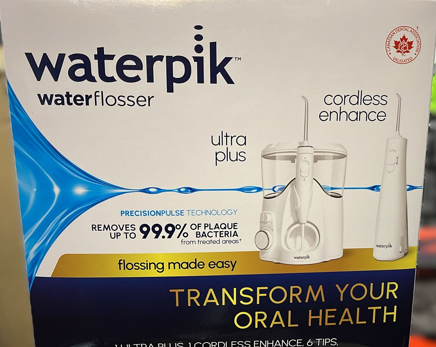 Waterpik Ultra Plus & Cordless Enhance Water Flosser Combo Pack