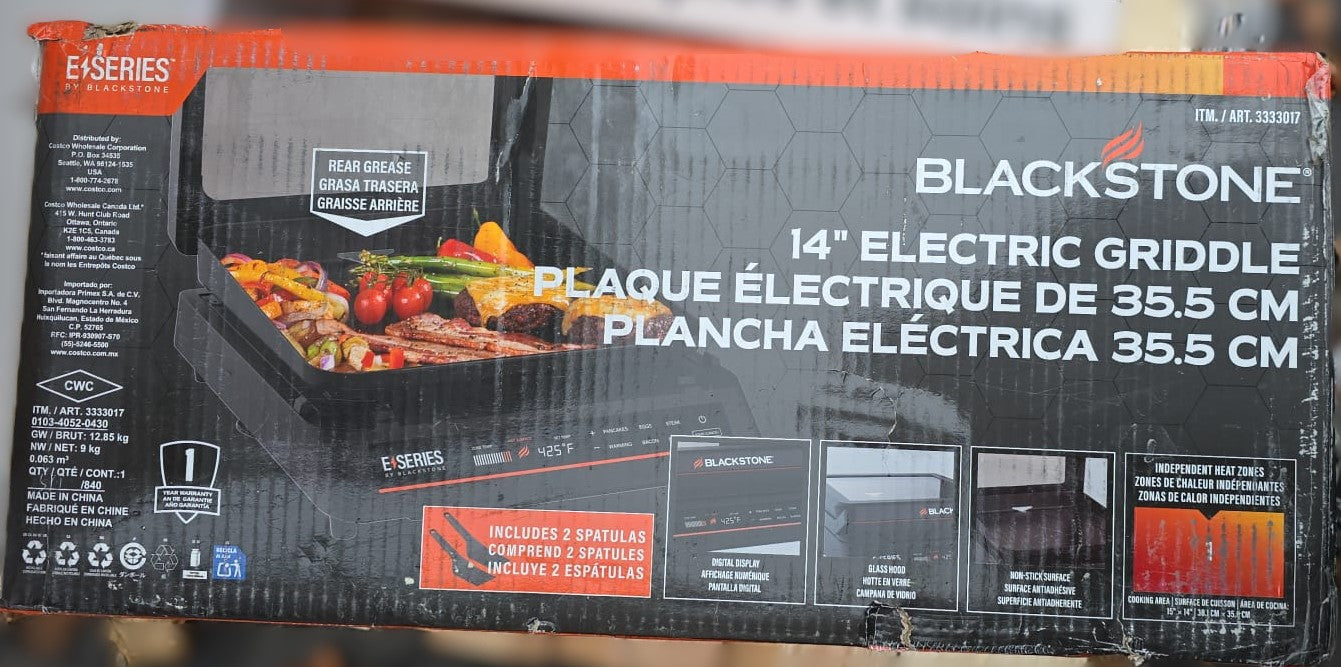 Blackstone E-Series 35.56 cm (14 in.) Electric Tabletop Griddle