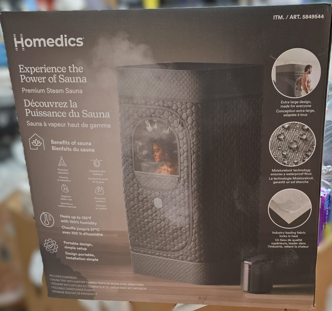 Homedics Portable Premium Steam Sauna