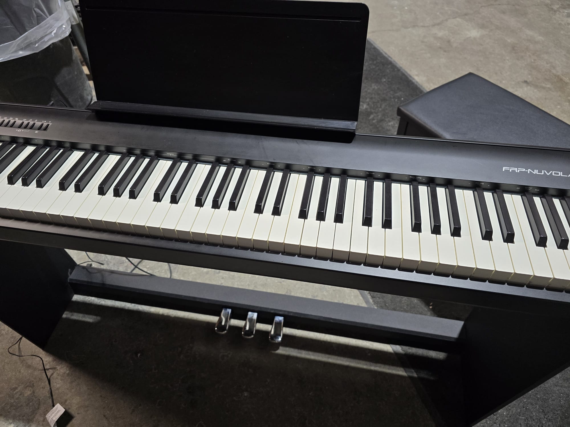 Roland FRP Nuvola Digital Piano Bundle with Bench (no Headphones no box)