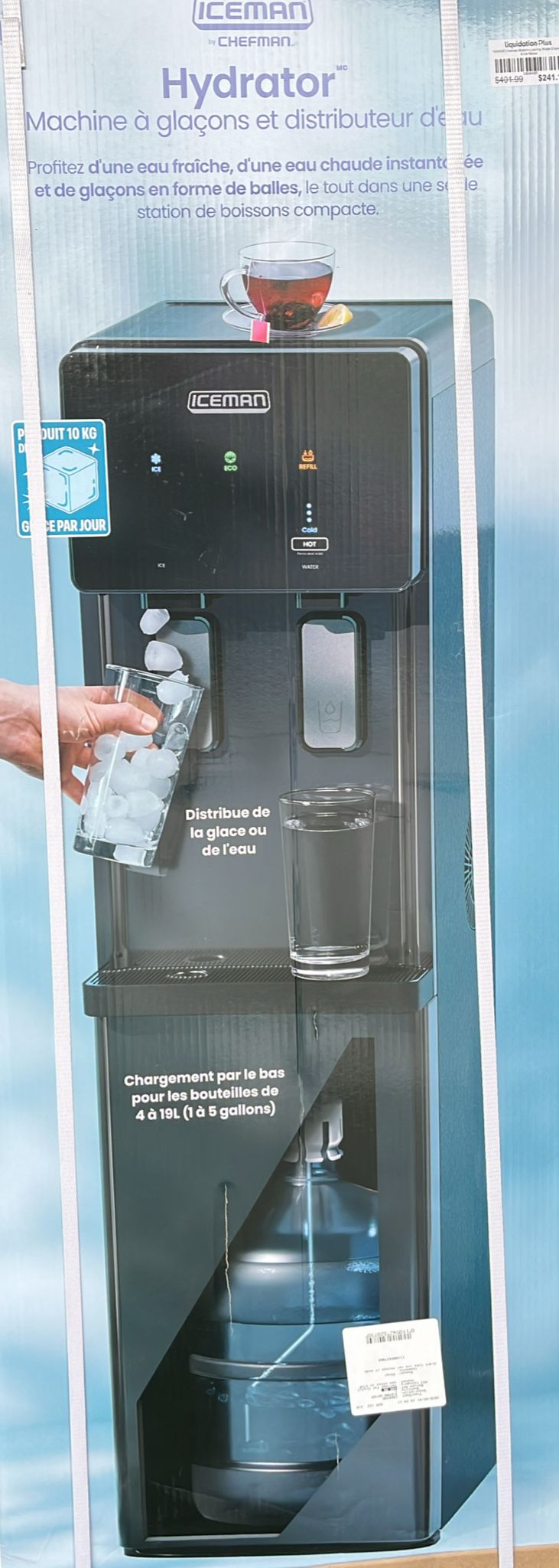 Iceman Bottom-Loading Water Dispenser & Ice Maker