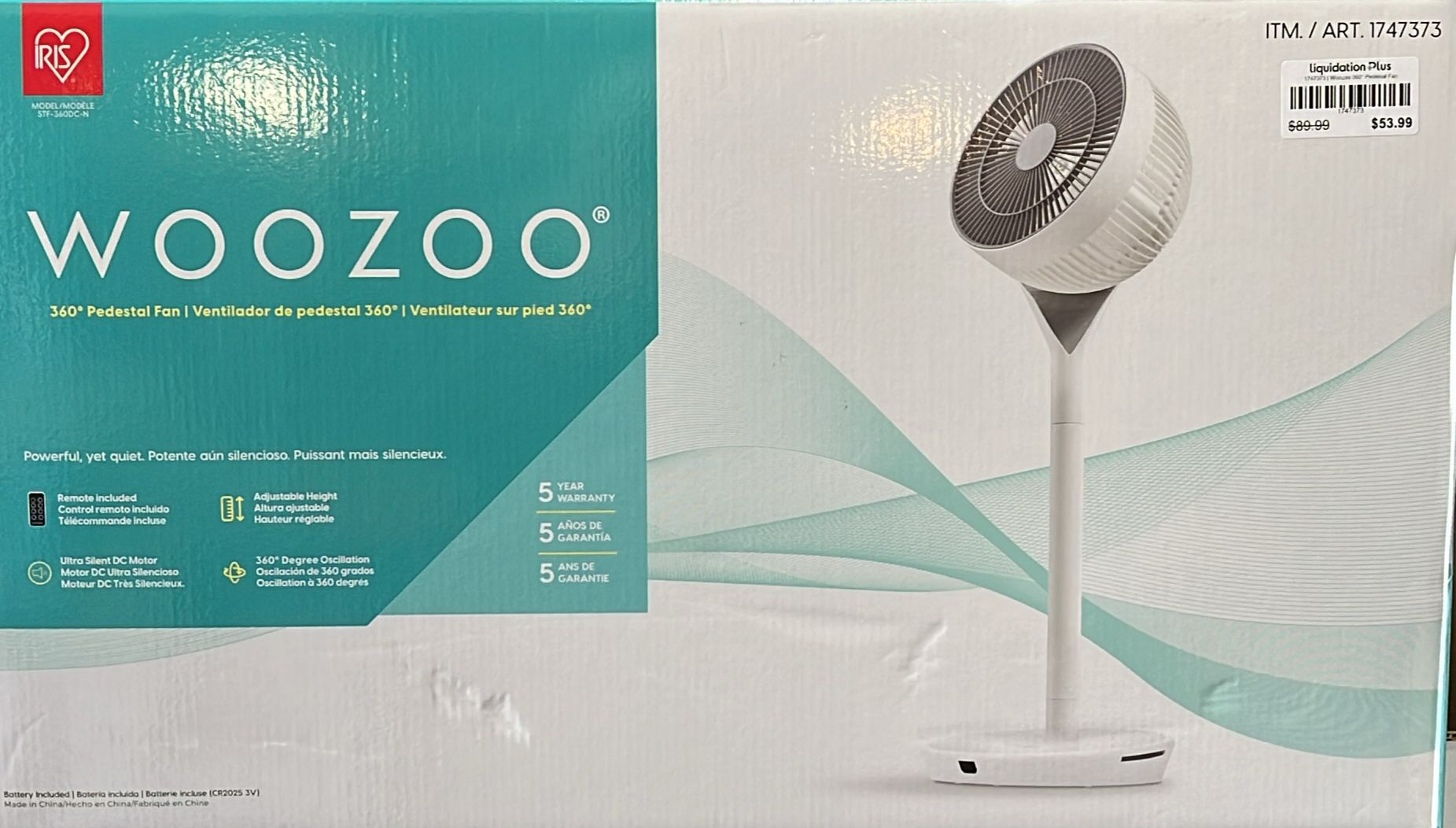 Woozoo 360° Pedestal Fan