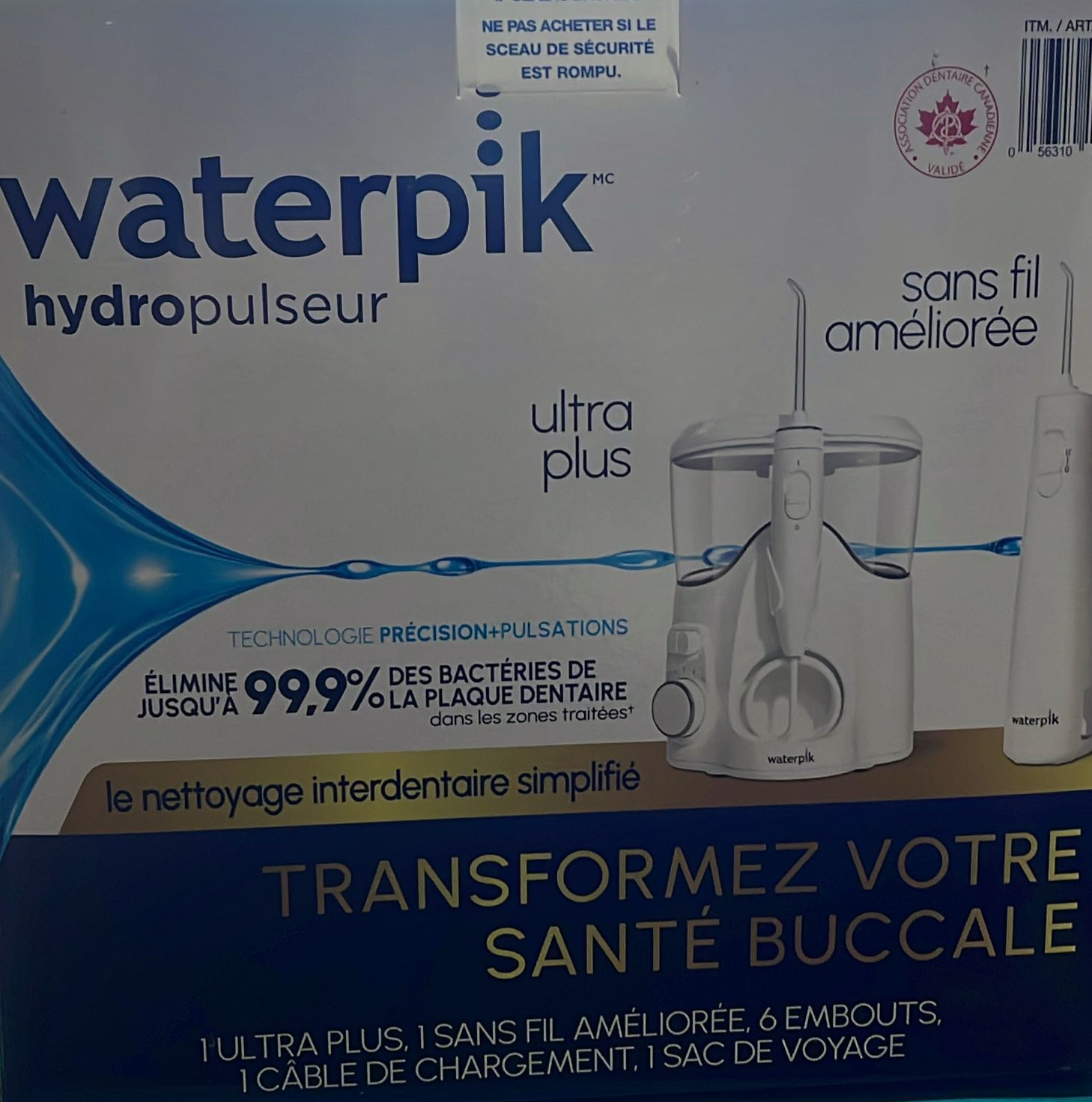 Waterpik Ultra Plus & Cordless Enhance Water Flosser Combo Pack