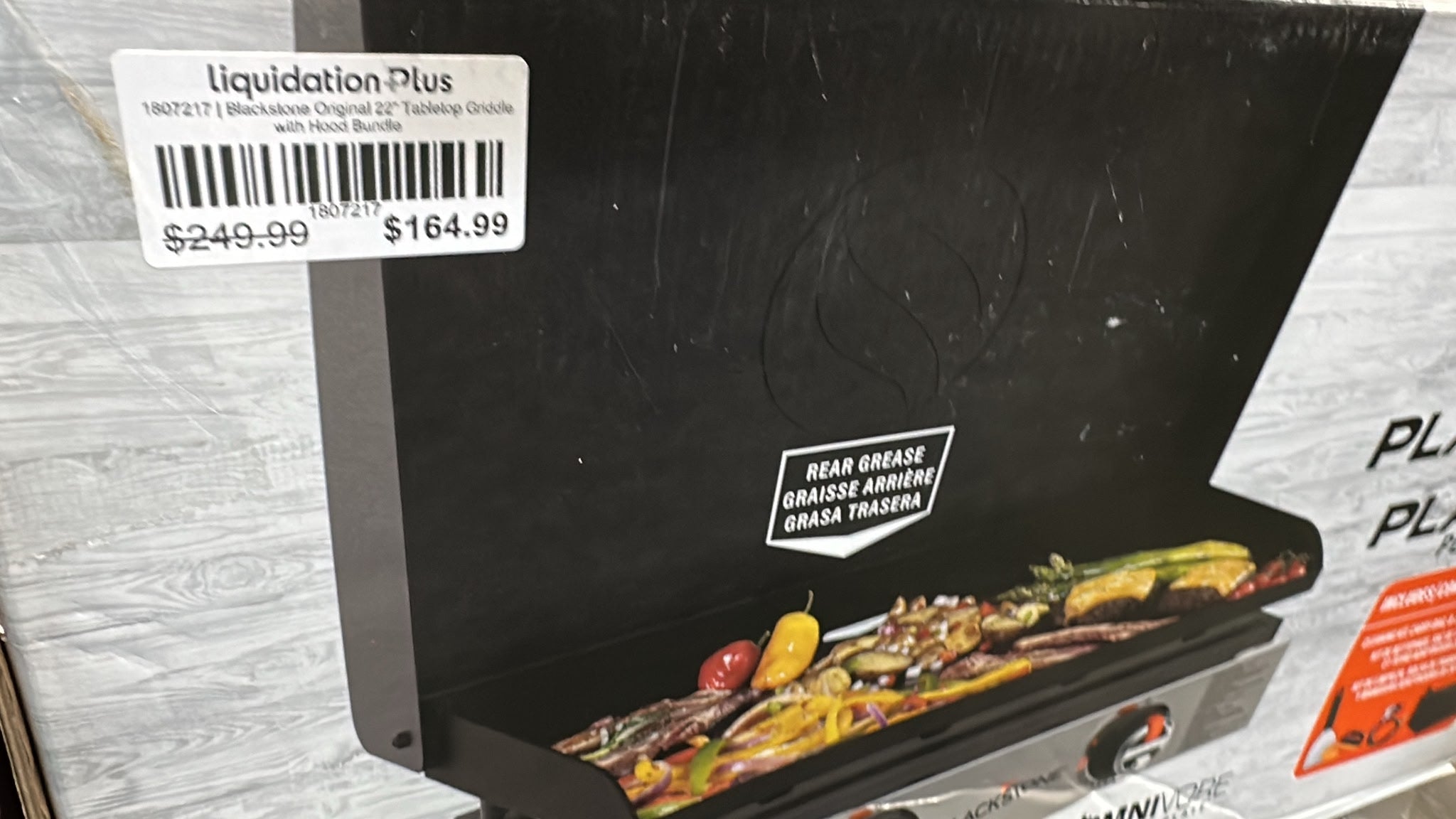 Blackstone Original 22” Tabletop Griddle with Hood Bundle