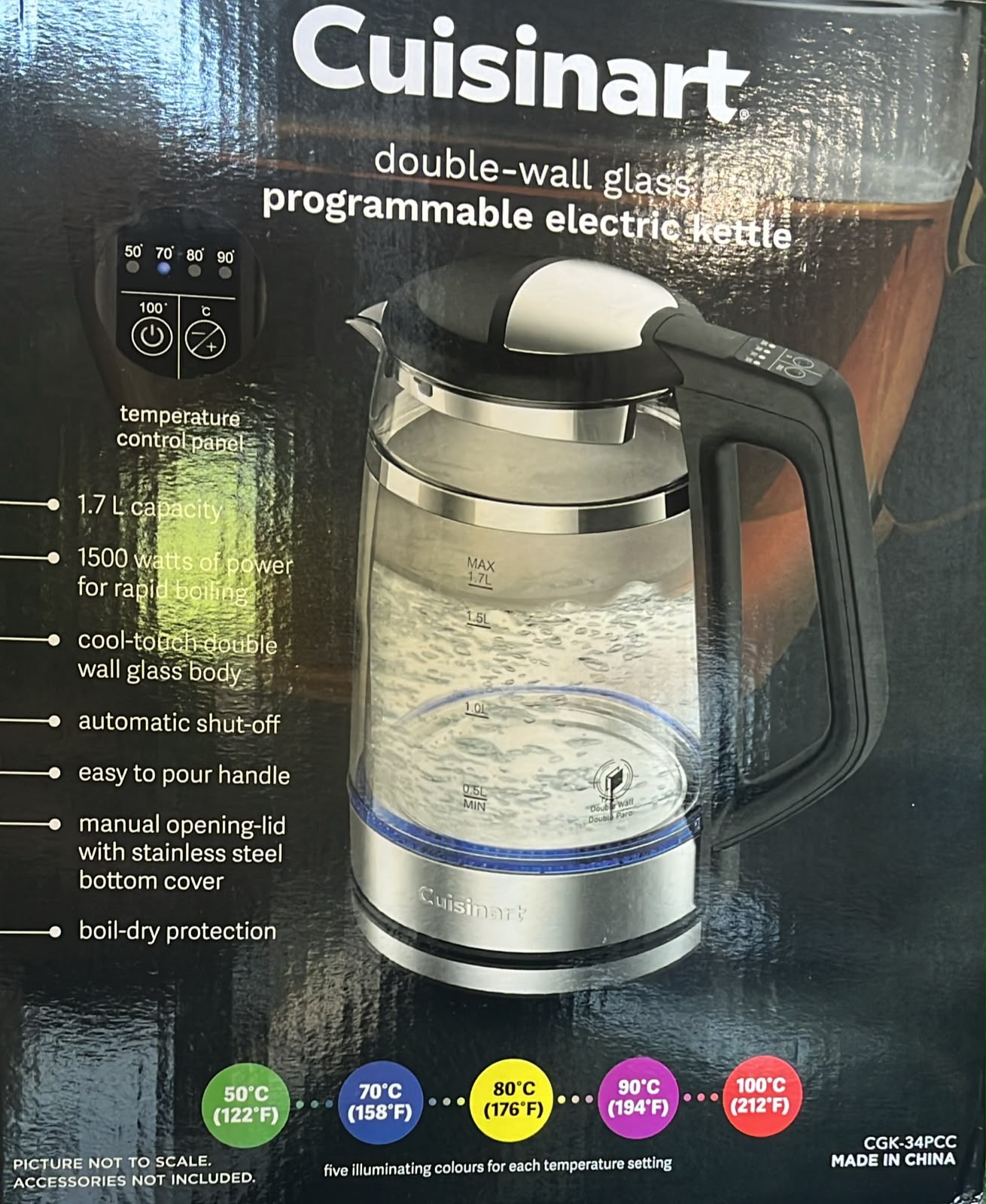 Cuisinart Digital Double Layer Glass Tea Kettle