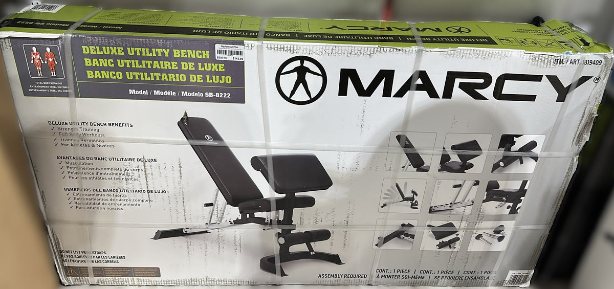 Marcy Utility Bench with Arm Curl