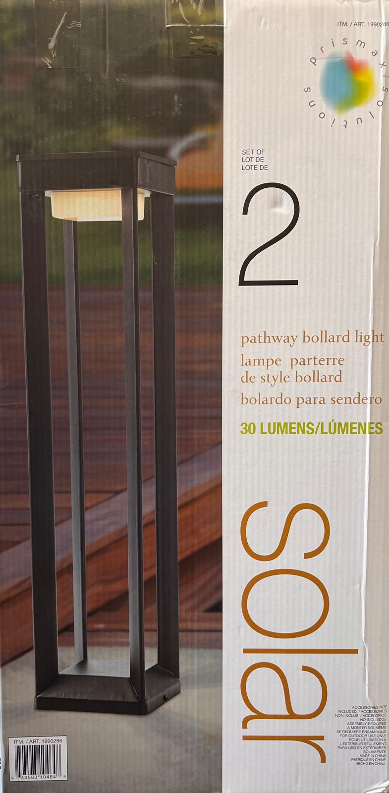 LED Solar Pathway Lights 2-pack