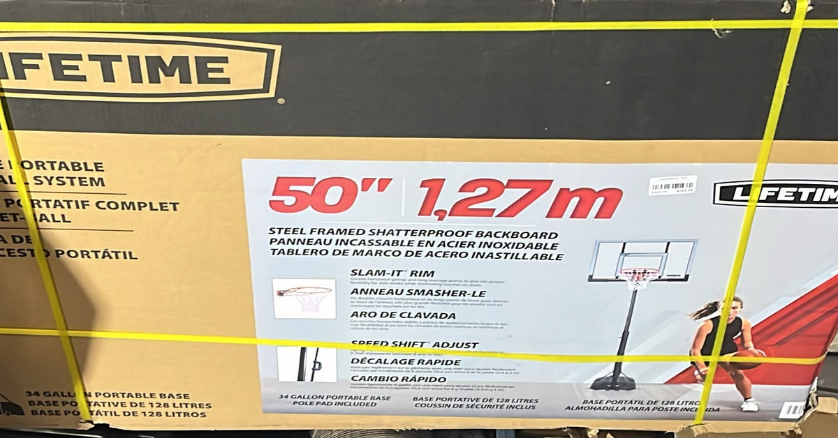 Lifetime - Adjustable, Portable 50-inch Basketball Net