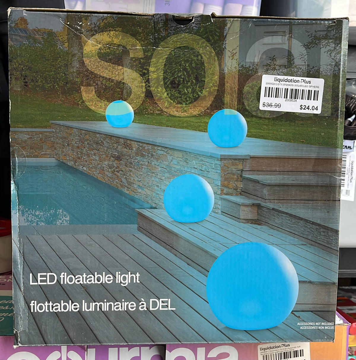 GTX BRANDS SOLAR LED SPHERE