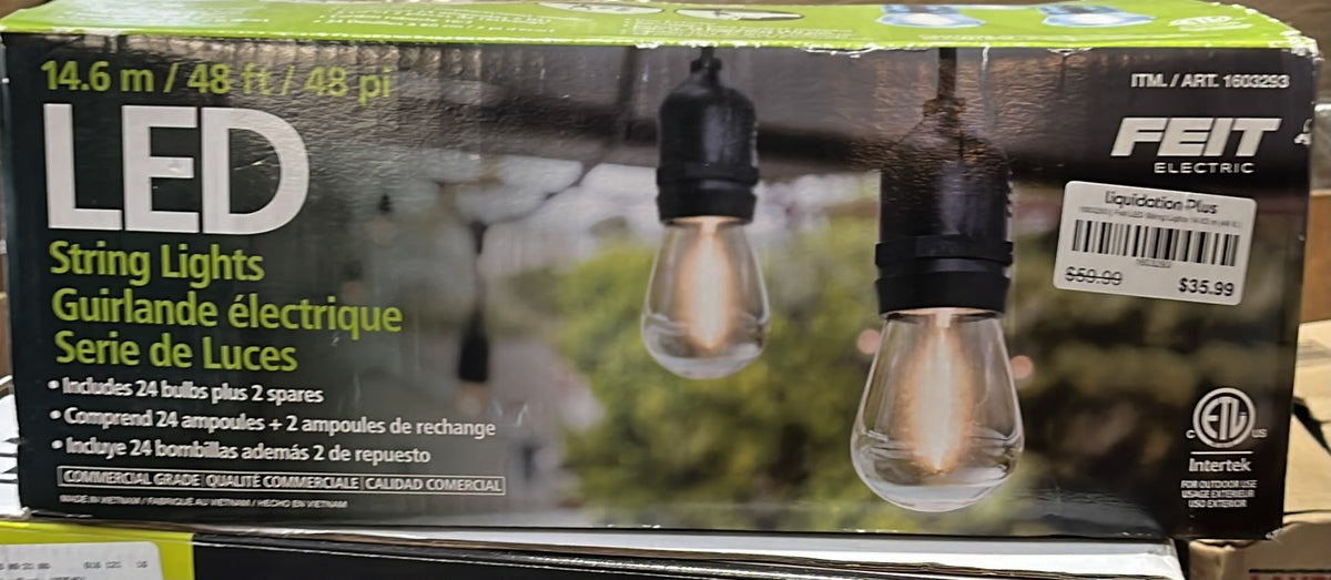 Feit LED String Lights 14.63 m (48 ft.)
