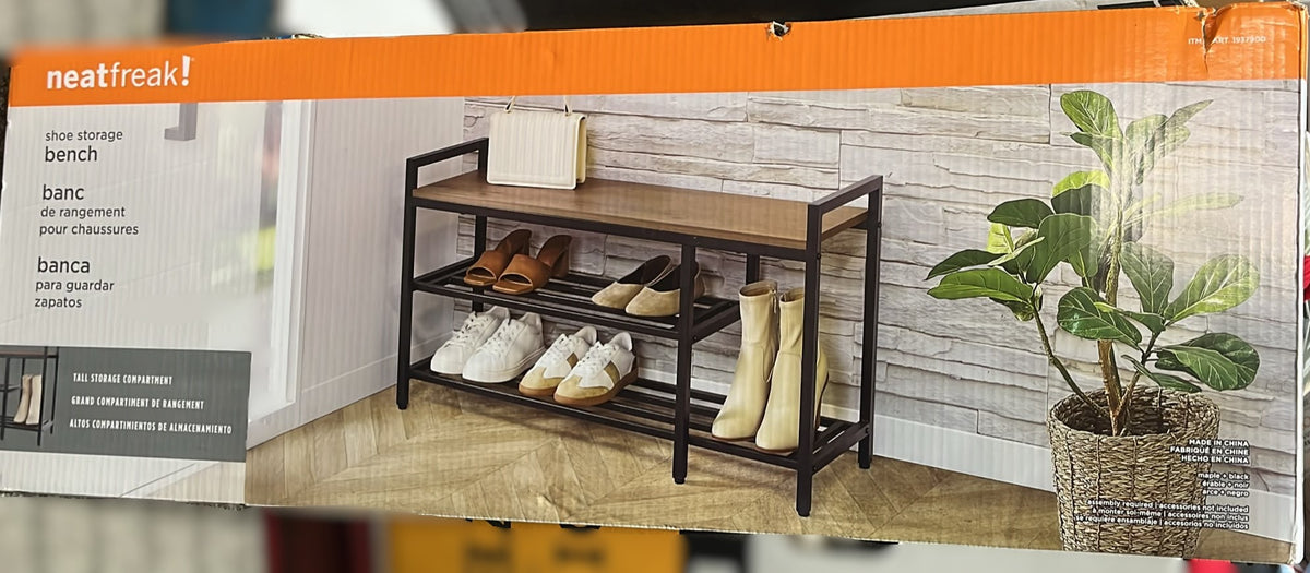 Neatfreak Shoe Storage Bench