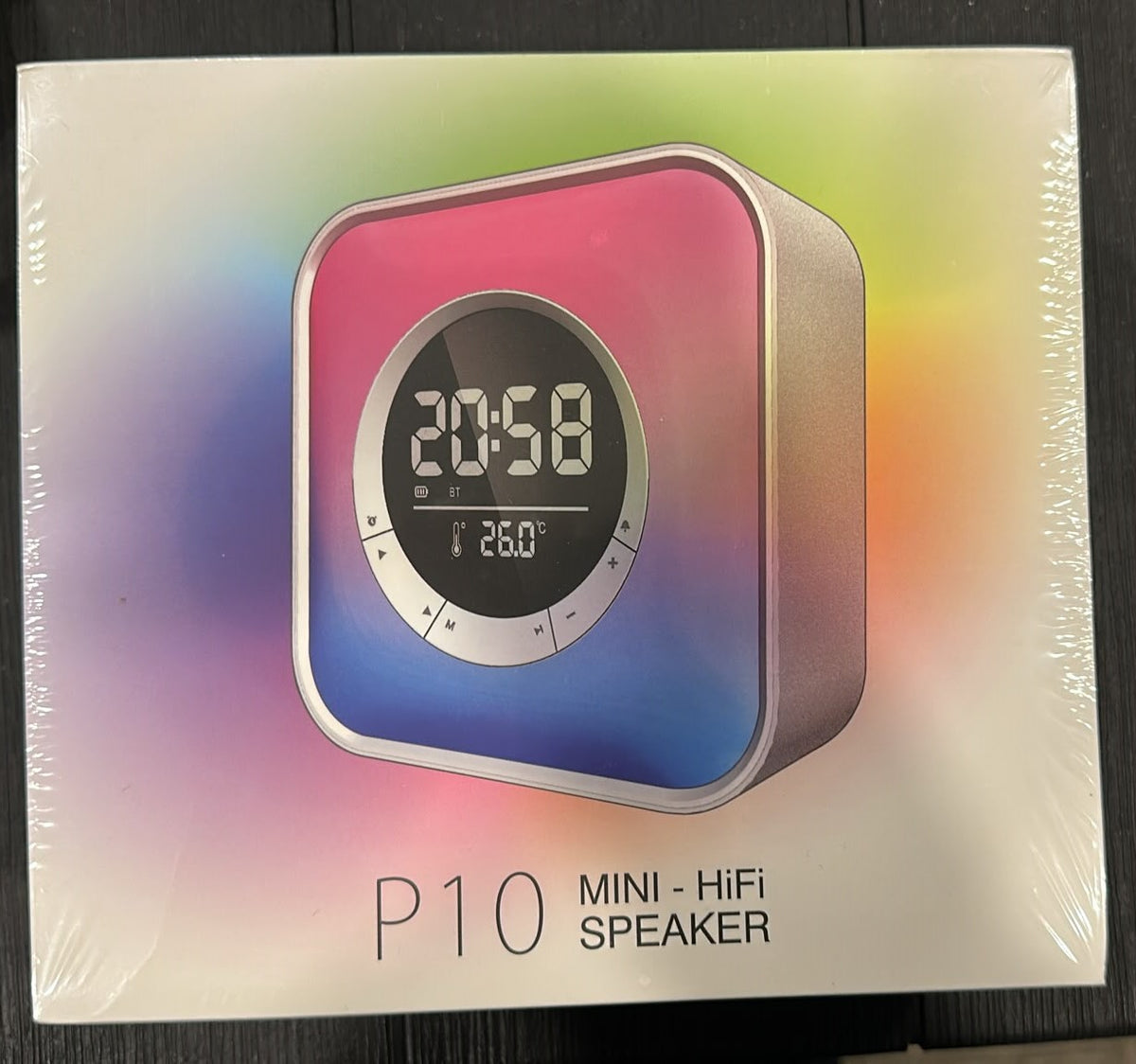 Bluetooth Speaker Alarm Clock with Ambient Light