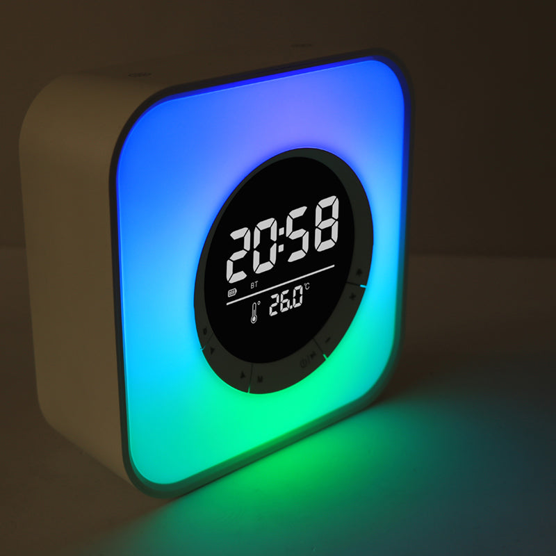 Bluetooth Speaker Alarm Clock with Ambient Light