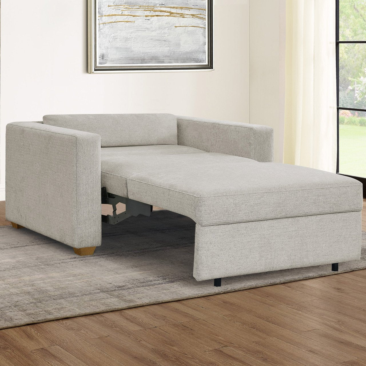 Thomasville Dillard Fabric Sleeper Chair (Grey)