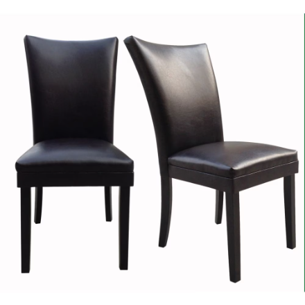 2-Pack Grey Upholstered Dining Chair