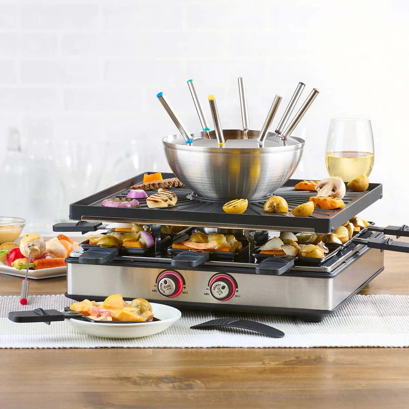 TRUDEAU 30 PIECE PARTY GRILL AND FONDUE SET