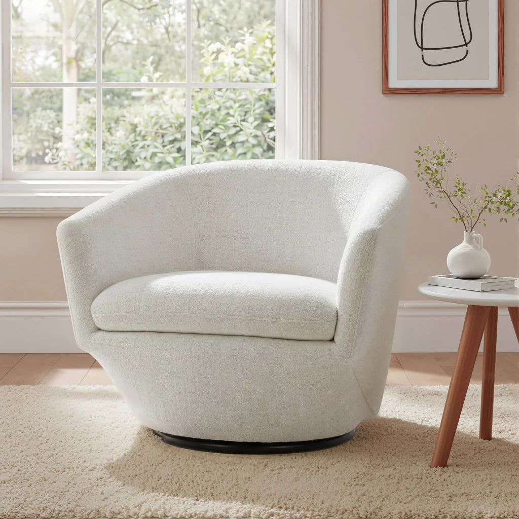 Aiden & Ivy Fabric Swivel Chair