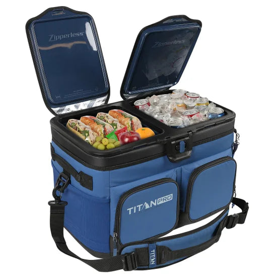 Titan PRO by Arctic Zone 48 Can Triple Zipperless Cooler
